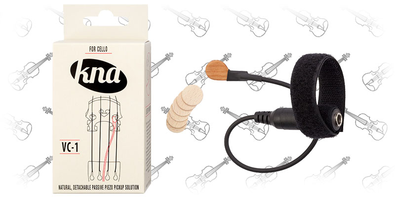 KNA VC-1 Portable Piezo Pickup for Cello