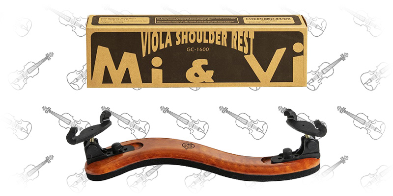 MIVI Classic Shoulder Rest for 15”-17” Viola