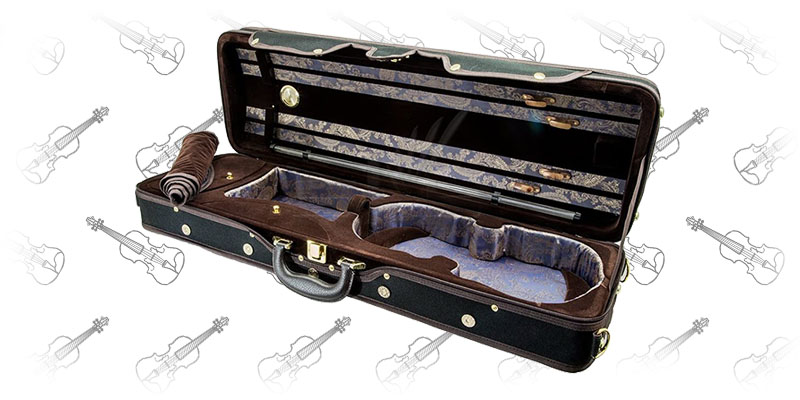 Paititi 16-inch Professional Viola Hard Case with Hygrometer