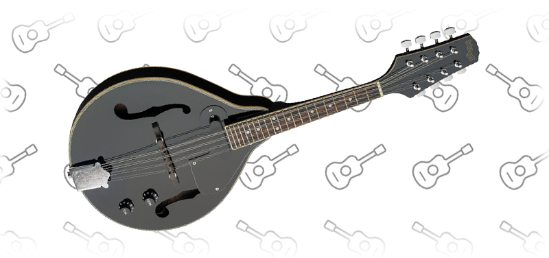 Stagg M50 E BLK Acoustic-Electric Bluegrass Mandolin