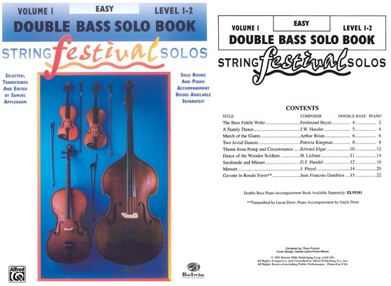 String Festival Solos, Vol 1 Double Bass Solo