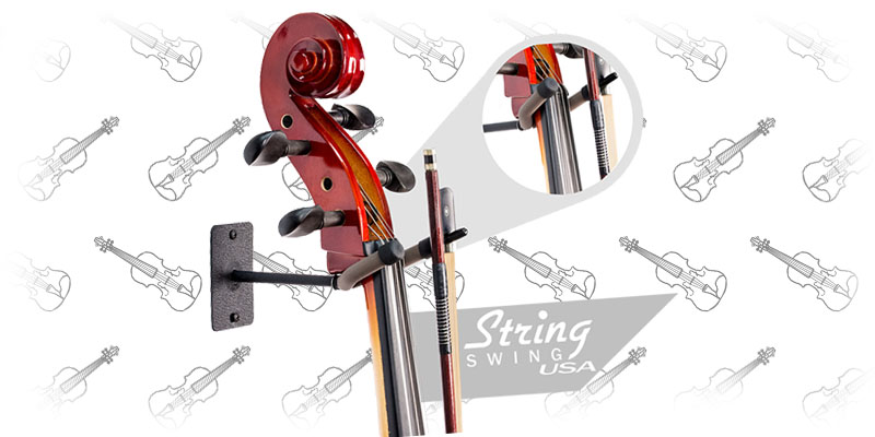 String Swing Cello Hanger - cello stand