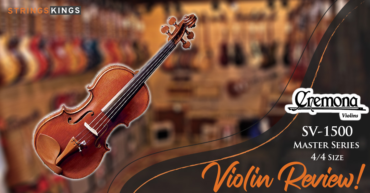 Cremona Violin SV-1500 Master Series Full Size - Strings Kings featured photo2
