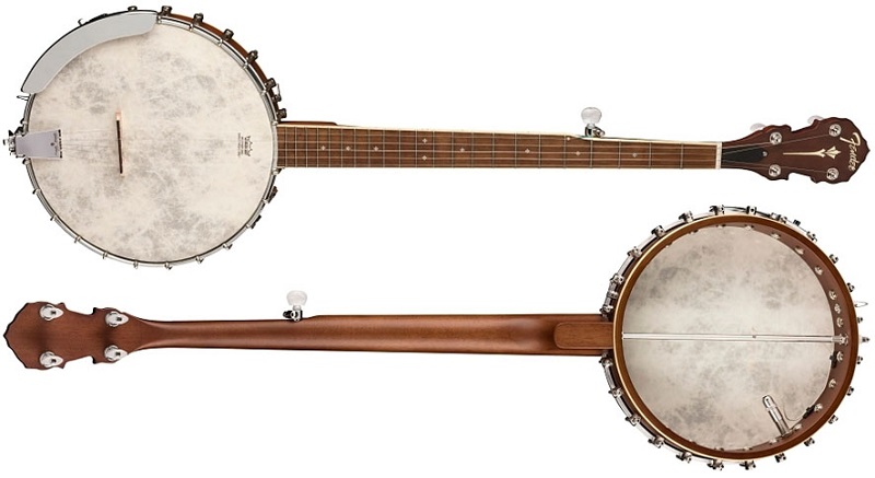 Fender Paramount PB-180E Banjo front and back