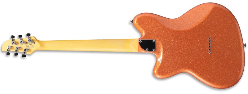 Orange Cream Sparkle - Ibanez Yvette Young Signature YY20 Electric Guitar back
