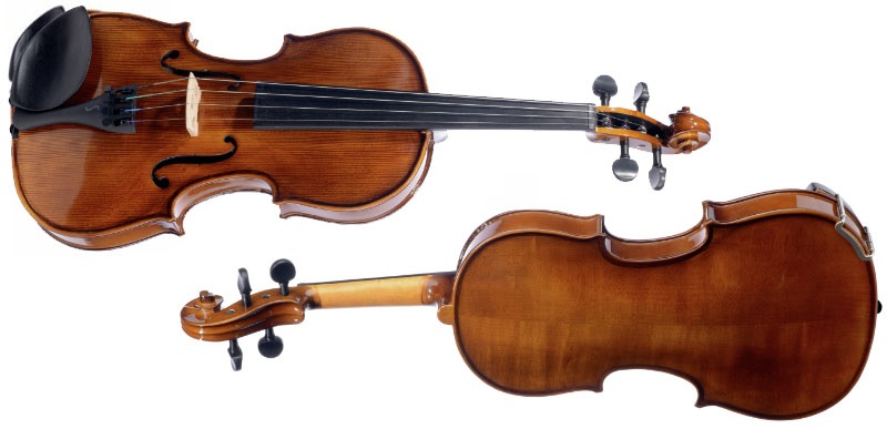 Stentor 1500 Violin Review front and back