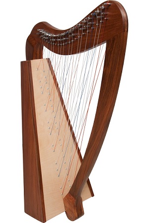 multi-course harp