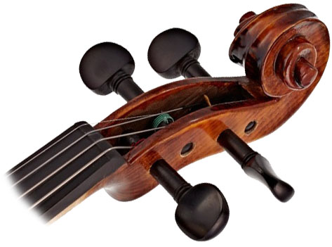 Cremona SV-500 Violin Review - Violin Head - Strings Kings