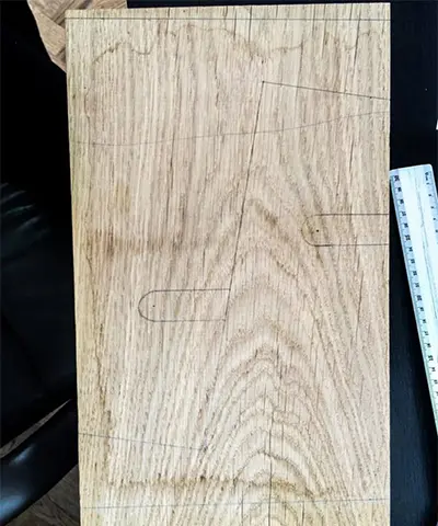 Diy ukulele stand - Step 2