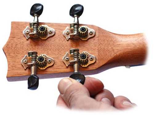 Hand Tuning a Ukulele