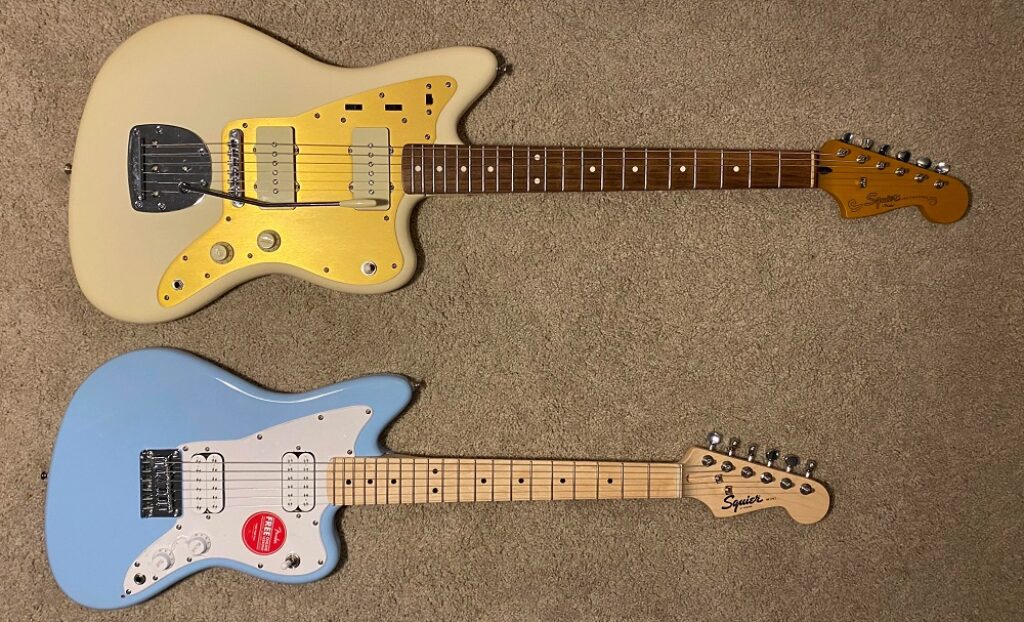 Squier Mini Jazzmaster HH Review Amazing Budget Electric Guitar! (2023)