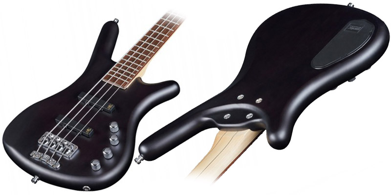 Warwick RockBass Corvette Basic 4-string Bass Guitar front and back
