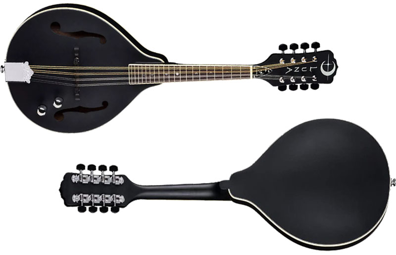 Luna Moonbird Mandolin Review - Both sides of the mandolin