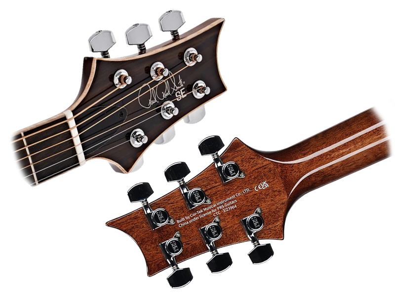 PRS SE A60E Guitar - Head and Tuners