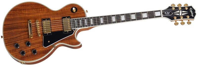 Epiphone Les Paul Custom Koa front