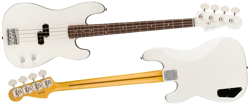 Fender Aerodyne Special Precision Bass front and back